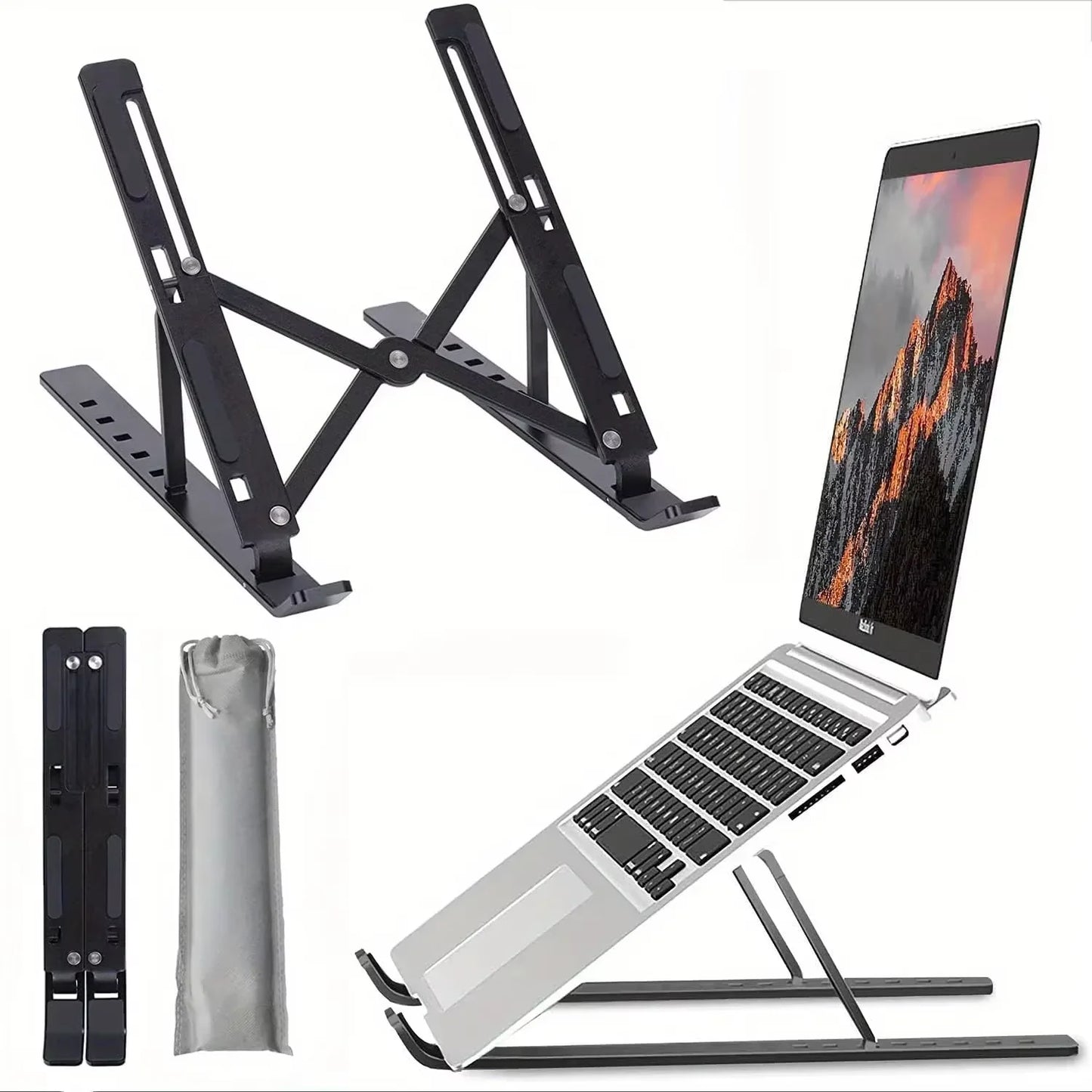 Adjustable Foldable Laptop Stand – Portable Holder