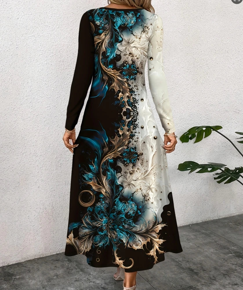 Fashion Elegant Women Dress Loose Casual Dress Women Dress New Temperament