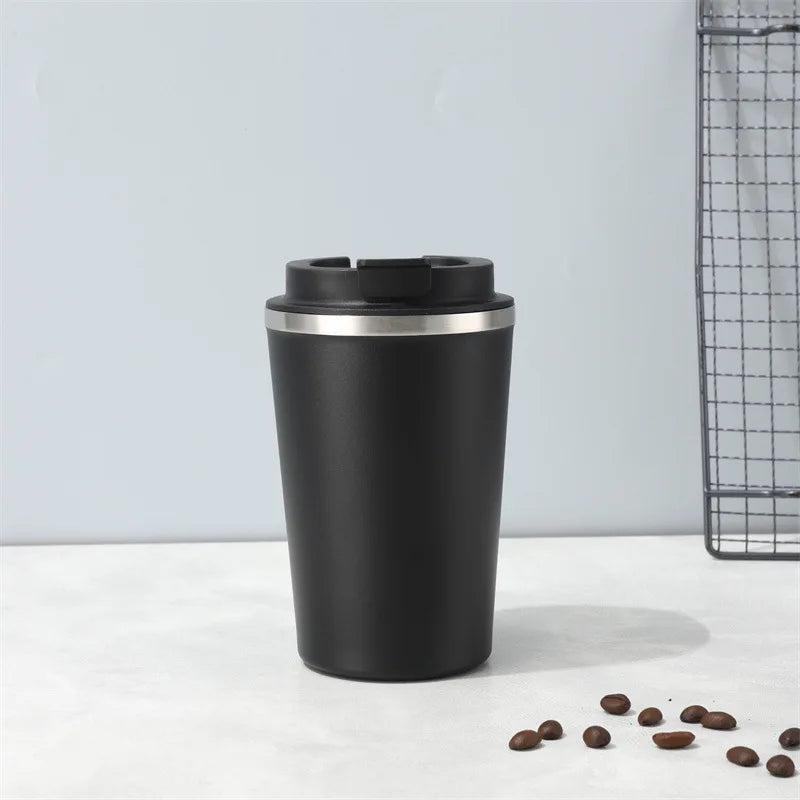 Personalized Name Thermos Mug Custom Engraved Double Wall Stainless Steel Travel Cup Vacuum Insulated Tumbler for Coffee Tea