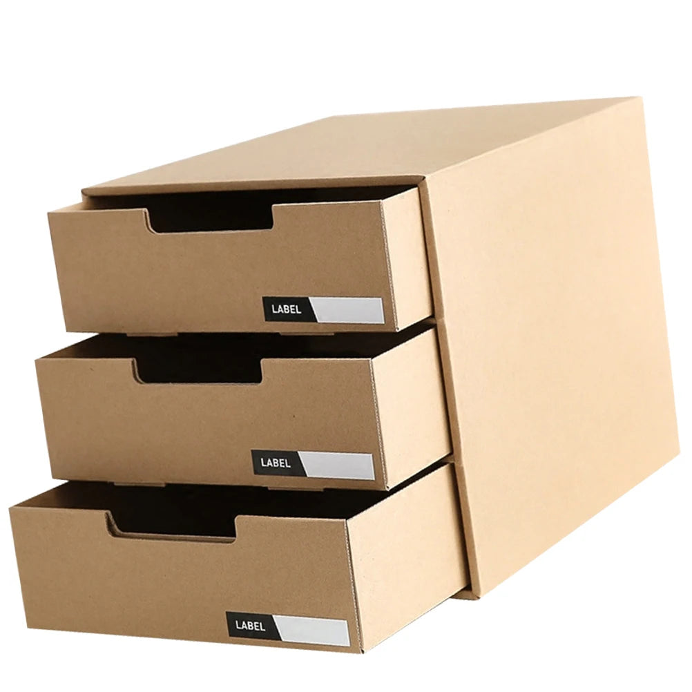 Drawer Organizer Box Desktop Storage Holder For Files Stationery Sundries Multiple Layer Desktop Drawers Organizers Case