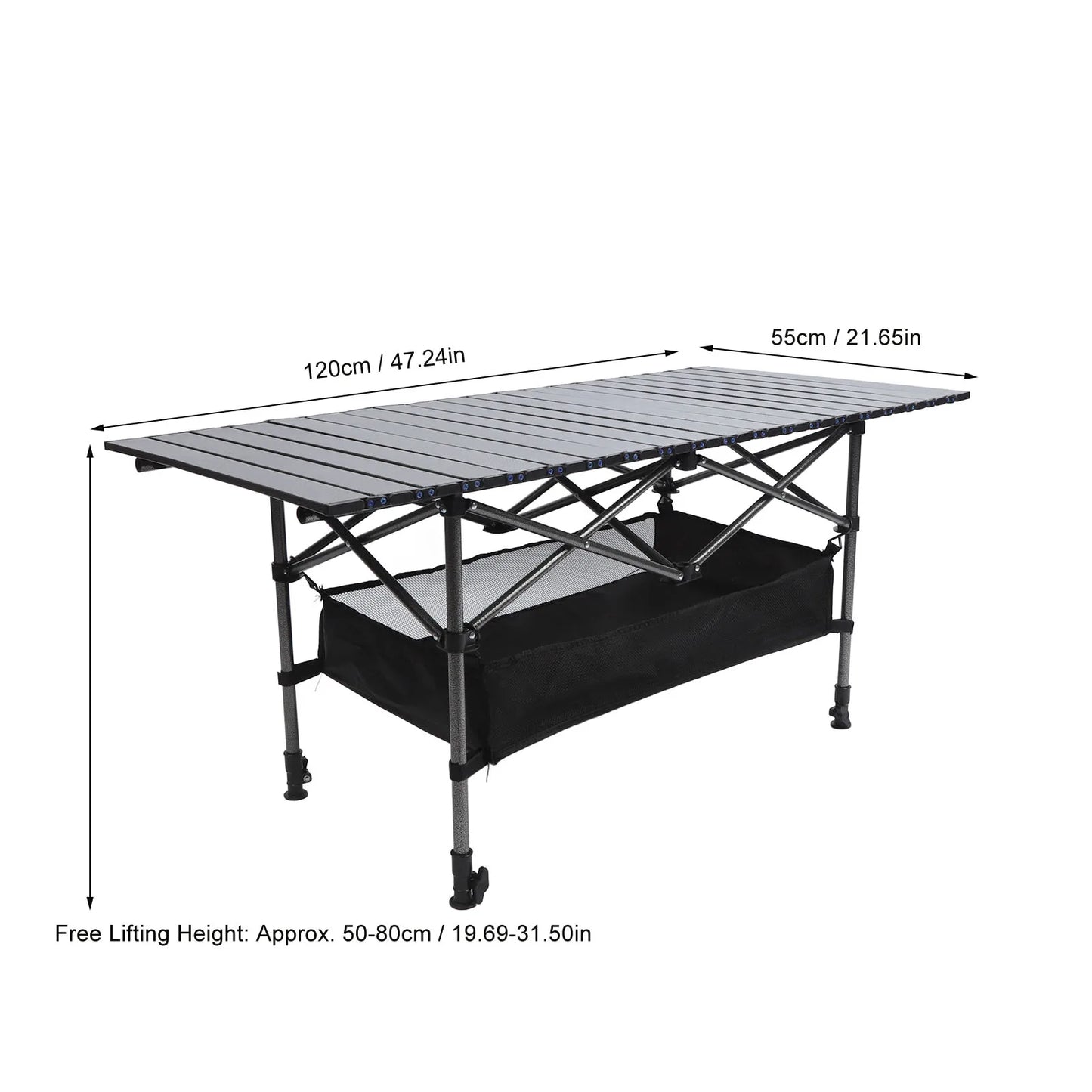 Outdoor Folding Table Outdoor Compact Folding Table Carbon Steel Multifunctional Portable Camping Table Portable Outdoor Table