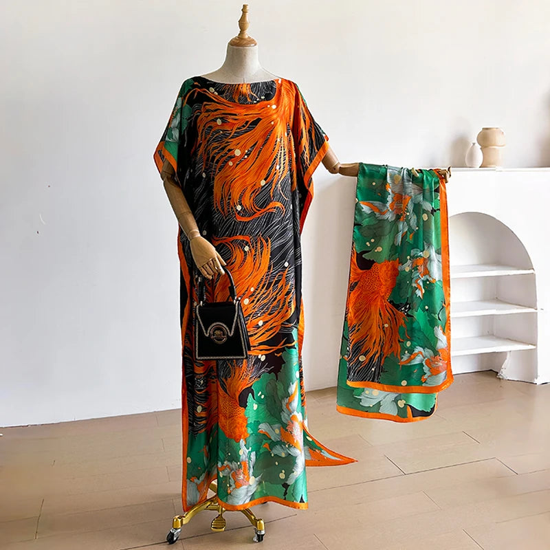 African Dresses For Women Muslim Fashion Abayas Boubou Dashiki Ankara Outfits Evening Gown Dubai Kaftan Abaya Robe Marocaine
