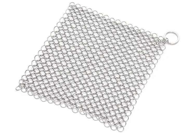 1PC Kitchen Cleaning Ring Stainless Steel Cleaner Chainmail Scrubber Accessories Reusable Washing Net Cleaning Tool for Home