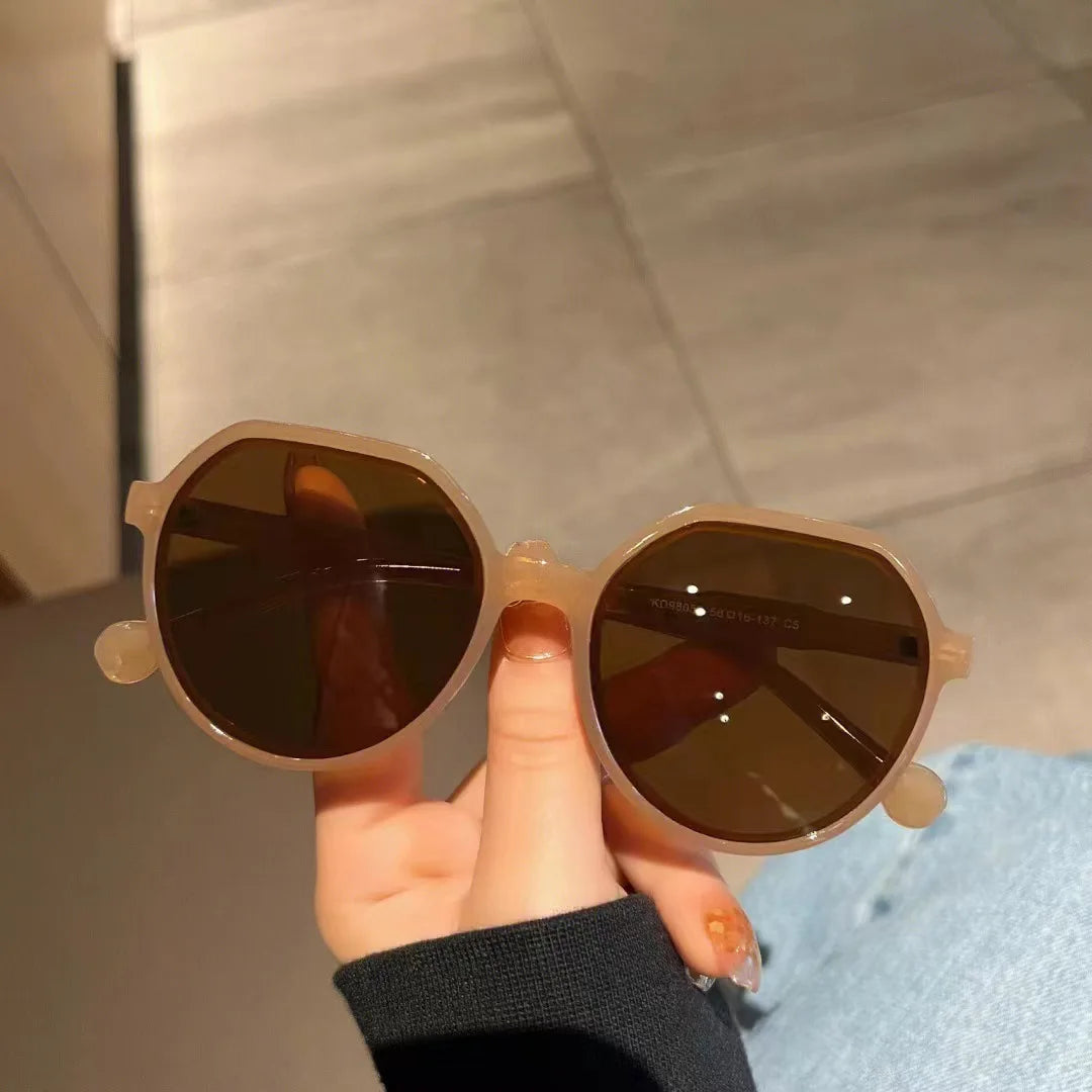 Sunglasses for Women Geometry Shape Frame Fashion Glasses Vintage Big Sunshades Shades Очки Солнечные Женские Очки 선글라스