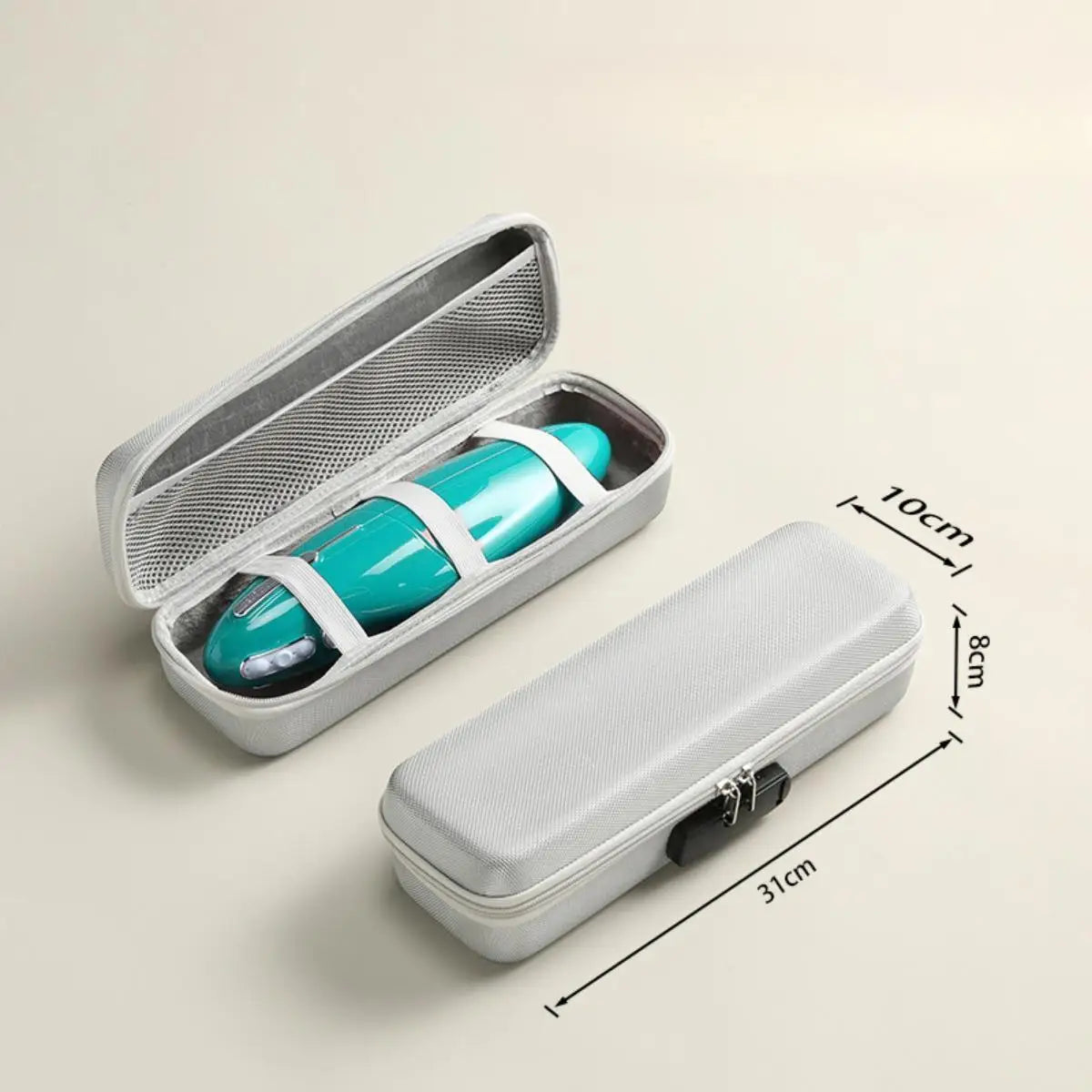 Storage Box with Digit Lock Portable Organizer Container Multiuse Hard Travel Case for Home Personal Items Jewelry Keepsake