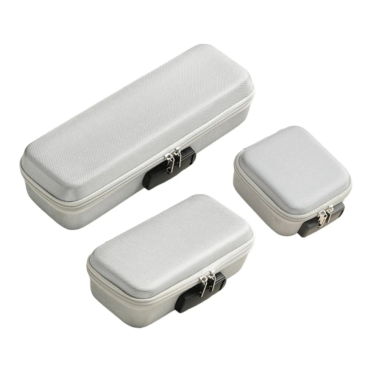 Storage Box with Digit Lock Portable Organizer Container Multiuse Hard Travel Case for Home Personal Items Jewelry Keepsake