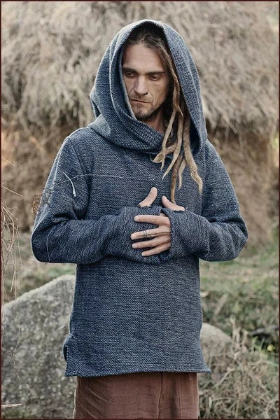 New men's fashion Thermal long sleeve sweater hoodies   vintage hoodie men