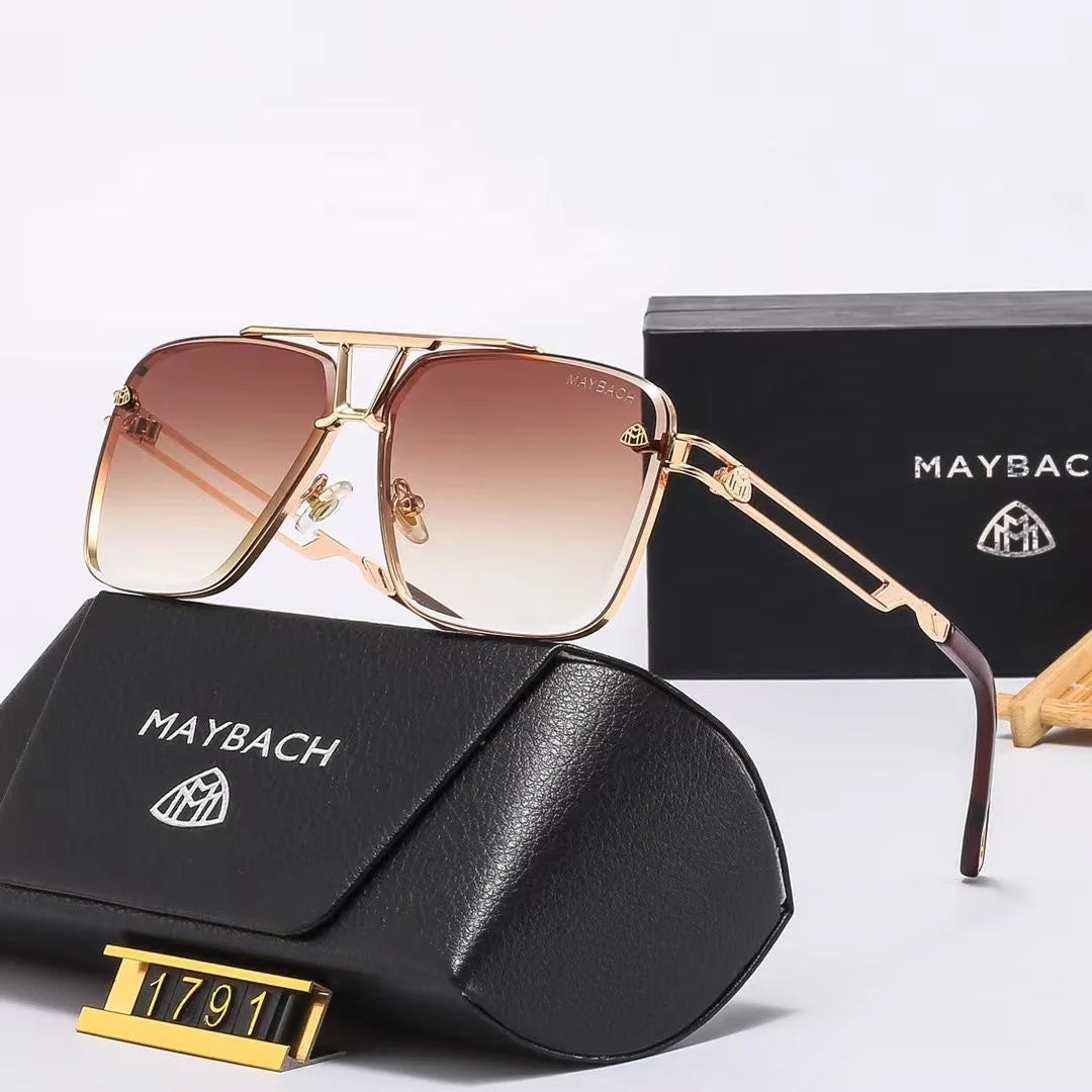MAYBACH Luxury brand Sunglasses for Men and women Classic Sun Glasses High Quality Eyewears Pilot Goggle UV 400 Protection 17911