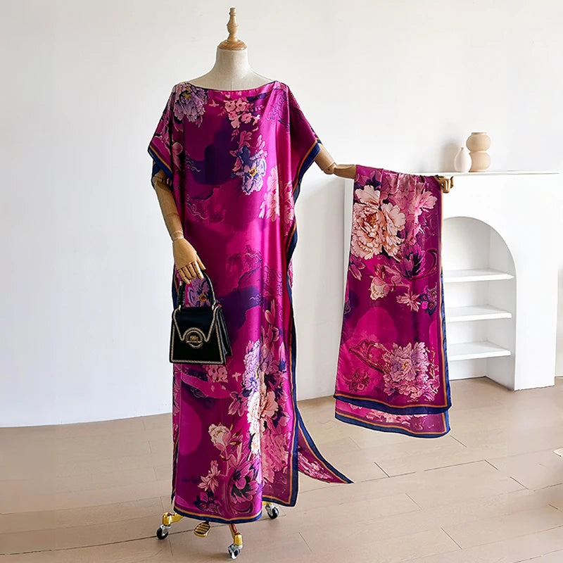 African Dresses For Women Muslim Fashion Abayas Boubou Dashiki Ankara Outfits Evening Gown Dubai Kaftan Abaya Robe Marocaine