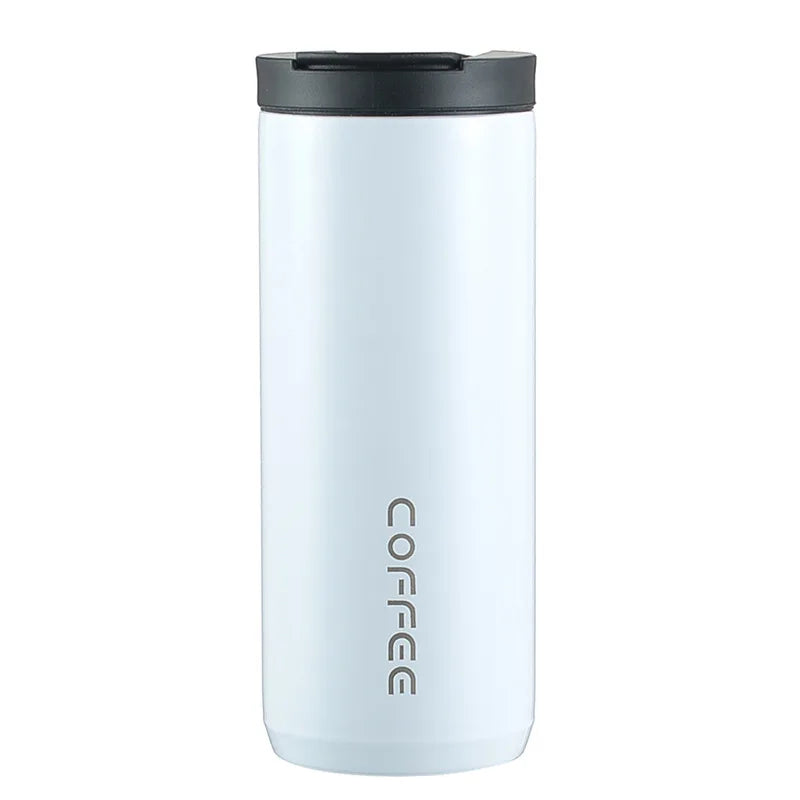 Insulated Travel Mugs with Lids Thermos Bottle for Coffee Stainless Steel Tumbler Thermal Insulation Vacuum Flasks Drinkware