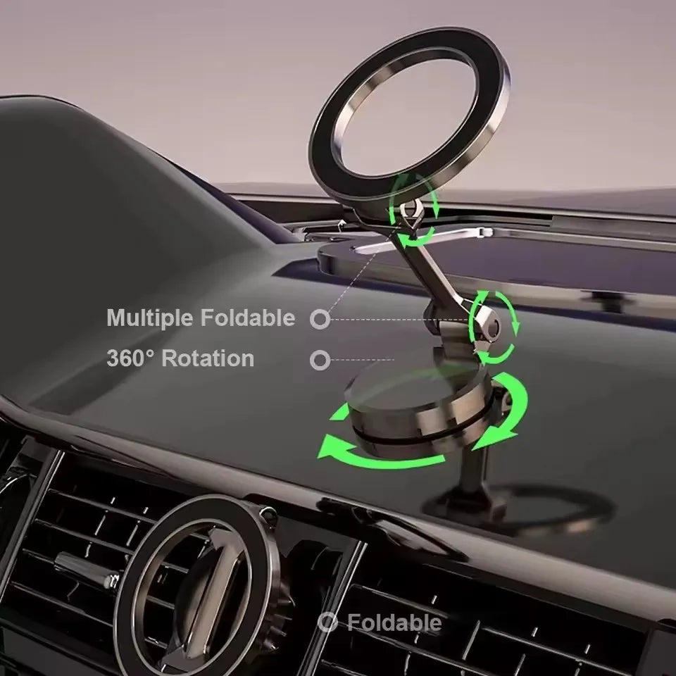 1080 Magsafe Car Phone Holder For Vehicles Mobile Support For The Car Cell Phone Holder in Car For iPhone 17 16 Pro Max Plus