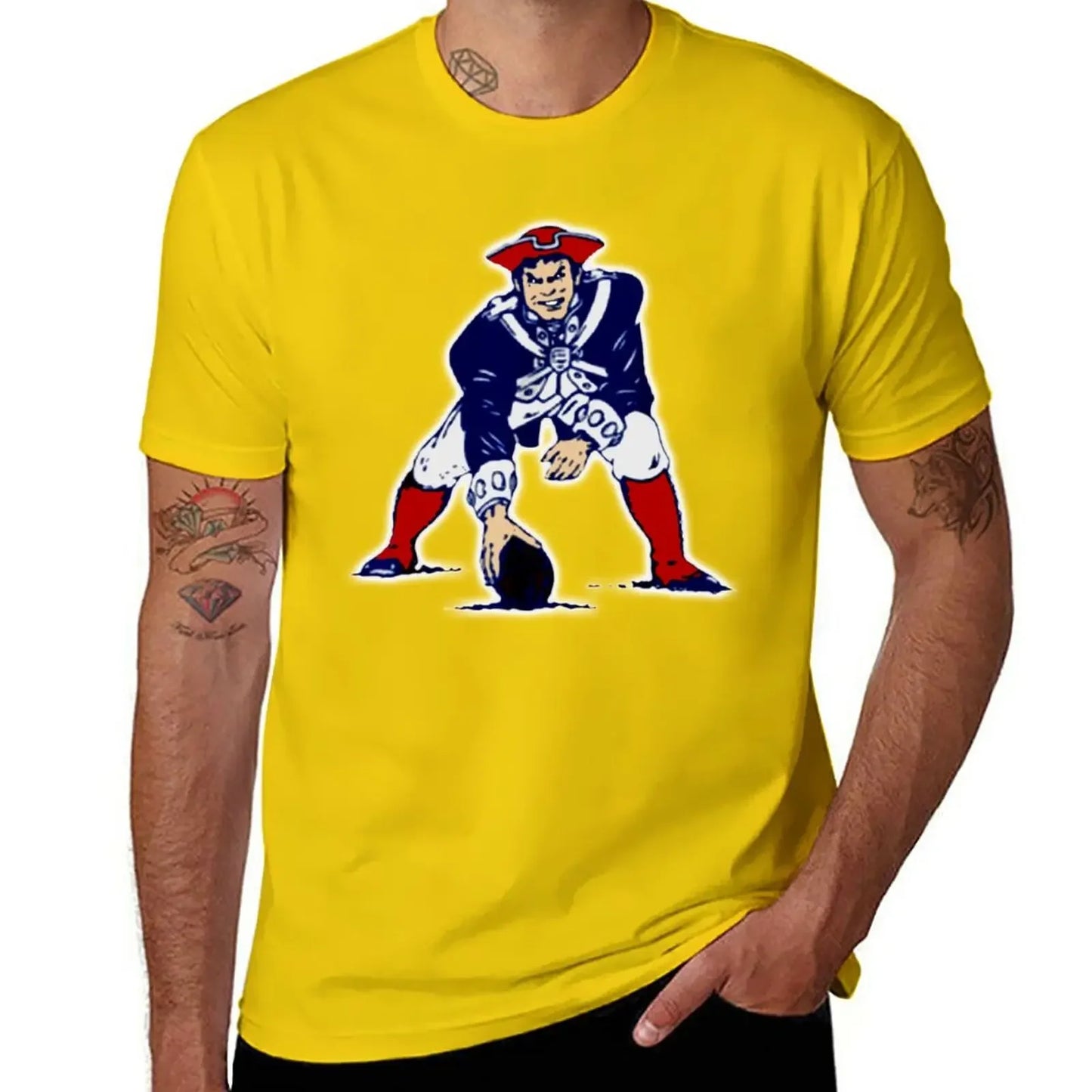 New Football Patriots T-Shirt man t shirt designer shirts clothing for men