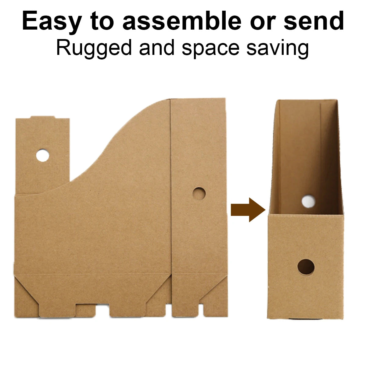 Magazine File Holder Foldable Magazine Organizer Desk Storage Organizer Magazine Storage Box Premium Magazine File for Office