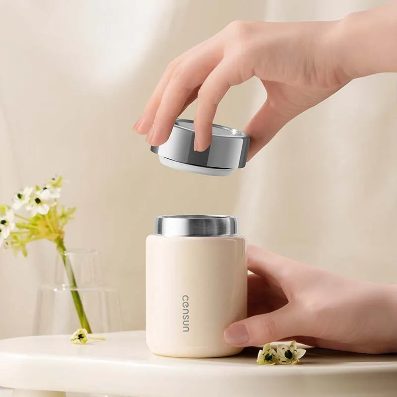 200ml Stainless Steel Thermal Flask Mini Insulated Cup Leakproof Lightweight Pocket Thermos Coffee Mug For Travel Hiking Gifts