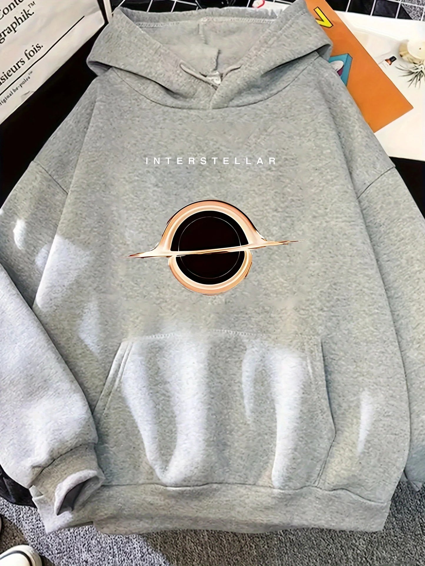 Women Hoodies 2025 Winter Autumn Clothes Creative Interstellar Y2k Sweatshirt Top Hoodie Long Sleeve Women's Casual Clothing