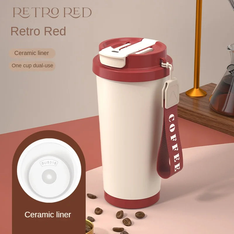 530ML Thermal Mug Portable Travel Cup Thermoses Household Coffee Insulated Mugs The Car Vacuum Flasks Isotherm Water Bottle