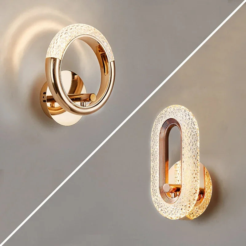 LED Wall Lamp Modern Nordic Wall Light Sconces Indoor Lighting for Living Room Bedroom Bedside Light Fixture Wall Decor Bathroom