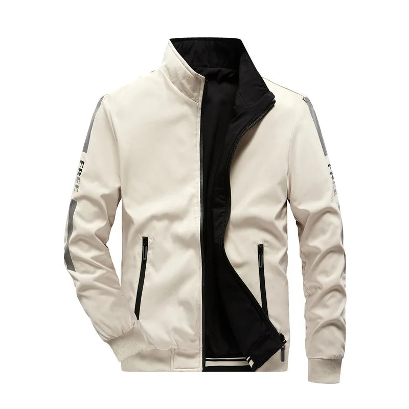 Men's Jackets Spring and Autumn Clothes Lightweight Thin Male Coats Plus Size Casual Zipper Baseball Jacket Outwear Man Clothes
