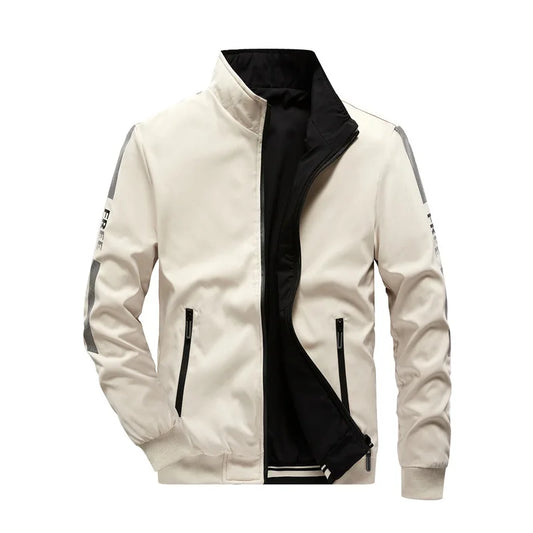 Men's Jackets Spring and Autumn Clothes Lightweight Thin Male Coats Plus Size Casual Zipper Baseball Jacket Outwear Man Clothes