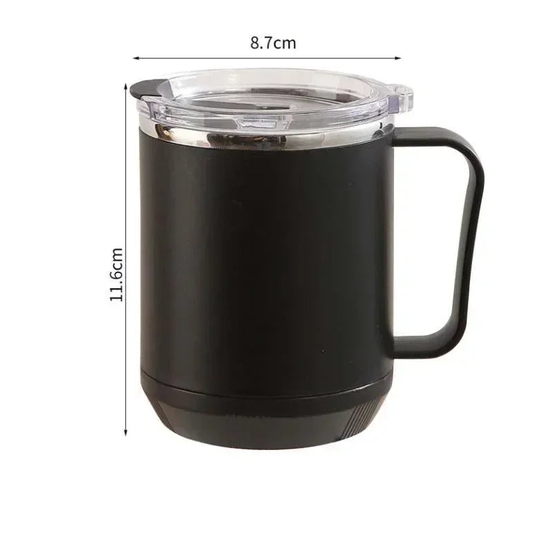 500ML Insulation Cups Thermal Mug with Handle Portable Stainless Steel Bottle Thermal Milk Mug Double Layer Coffee Cup
