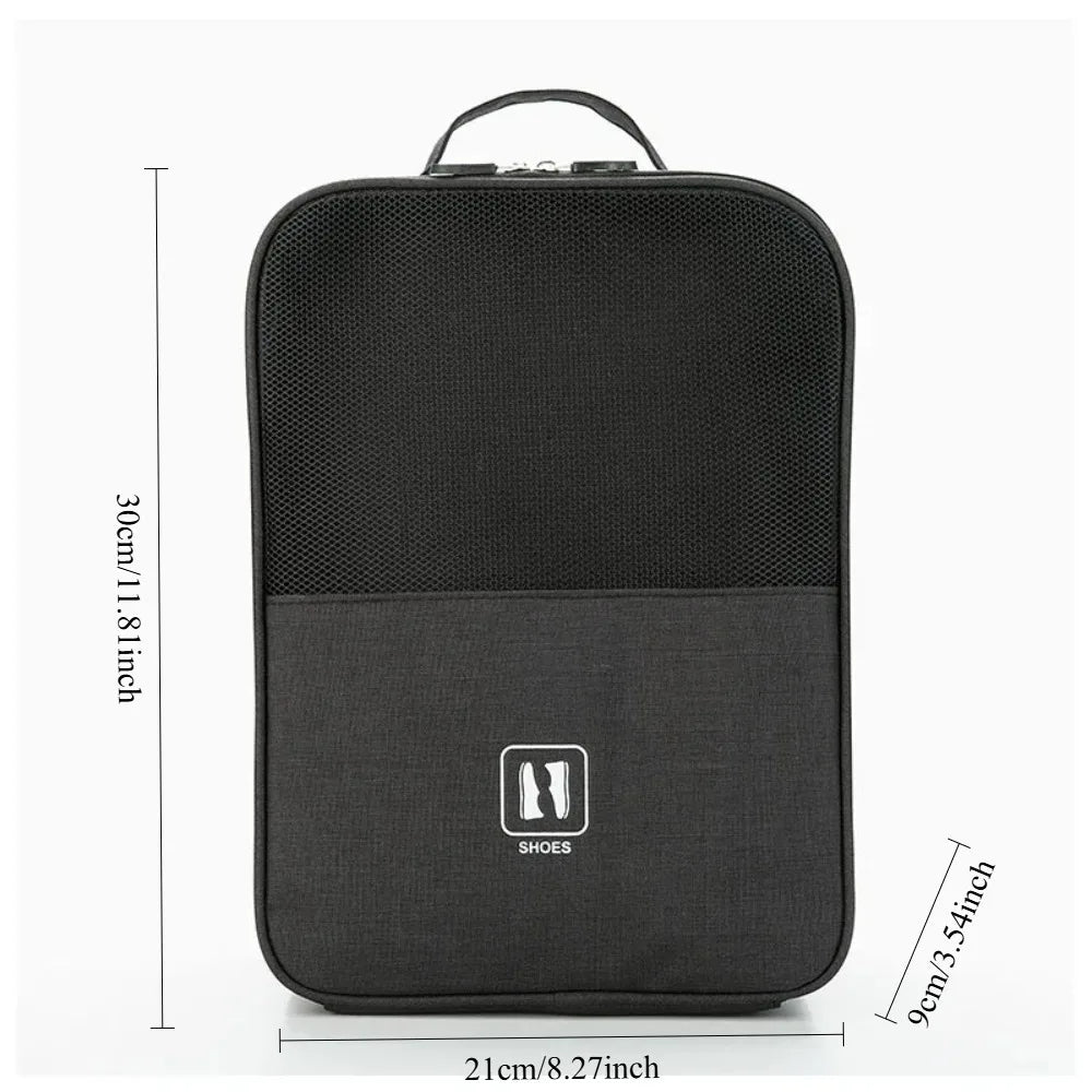 Portable Shoe Bag, Travel Storage/Organizing Bag for Clothes, Cosmetics & Luggage, Suitcase Organizer