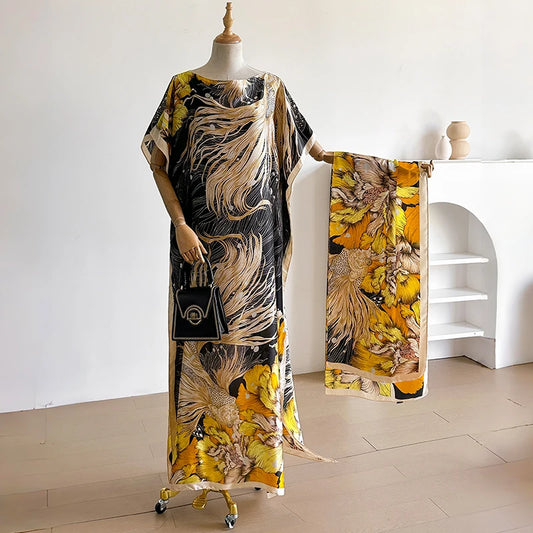 African Dresses For Women Muslim Fashion Abayas Boubou Dashiki Ankara Outfits Evening Gown Dubai Kaftan Abaya Robe Marocaine