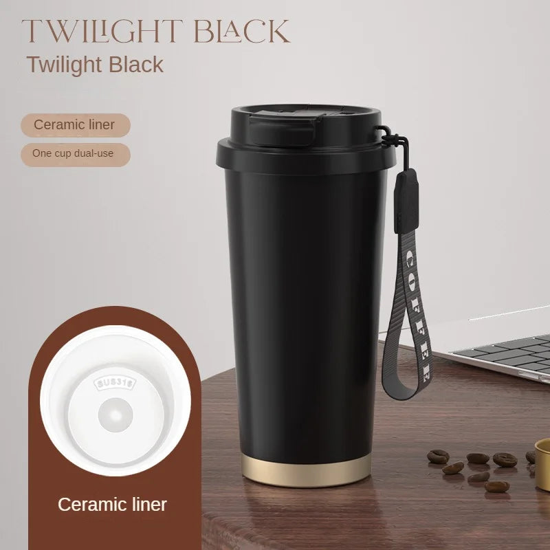 530ML Thermal Mug Portable Travel Cup Thermoses Household Coffee Insulated Mugs The Car Vacuum Flasks Isotherm Water Bottle