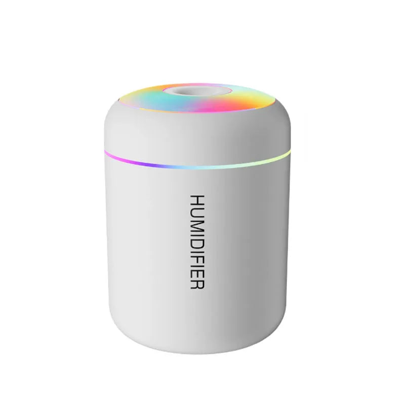 Powerful and Efficient Air Humidifier 180ML Aromatherapy Aroma Diffuser Essential Oil with Colorful Lights for Home Car Bedroom