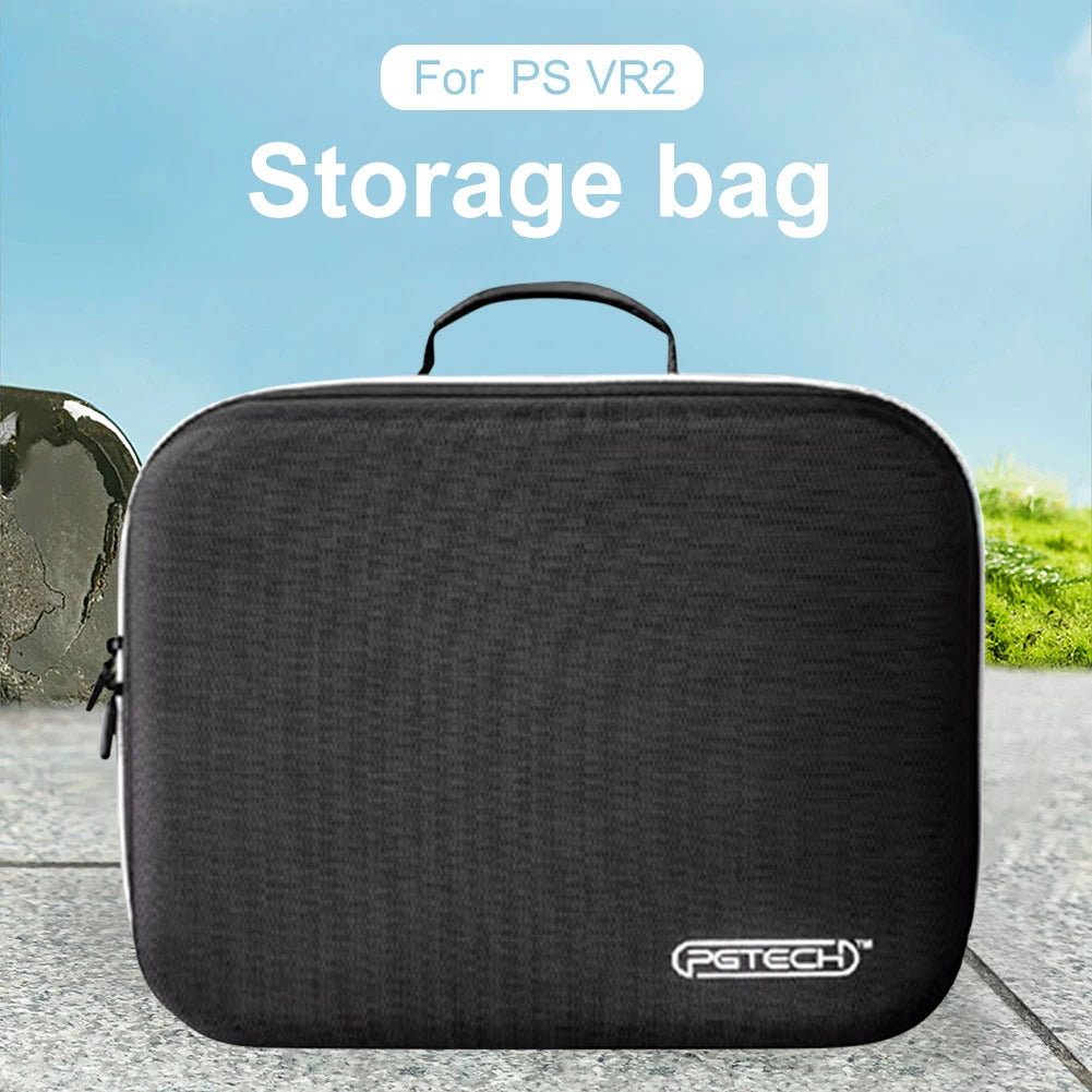 Travel Carrying Case Shockproof Crossbody Suitcase Organizer Portable Carrying Storage Bag Glasses Handle for PS VR2 Accessories