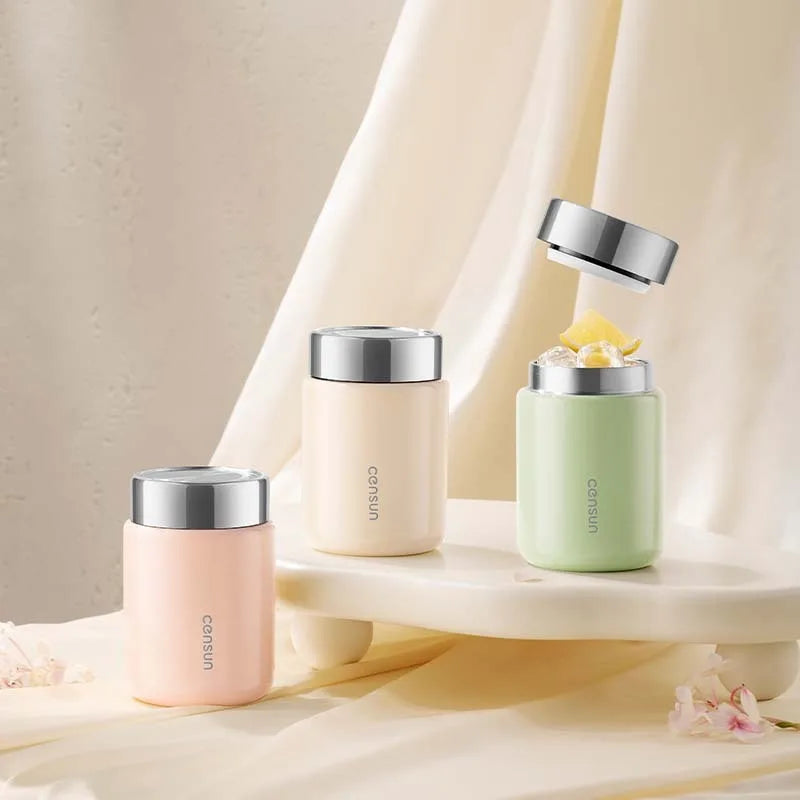 200ml Stainless Steel Thermal Flask Mini Insulated Cup Leakproof Lightweight Pocket Thermos Coffee Mug For Travel Hiking Gifts