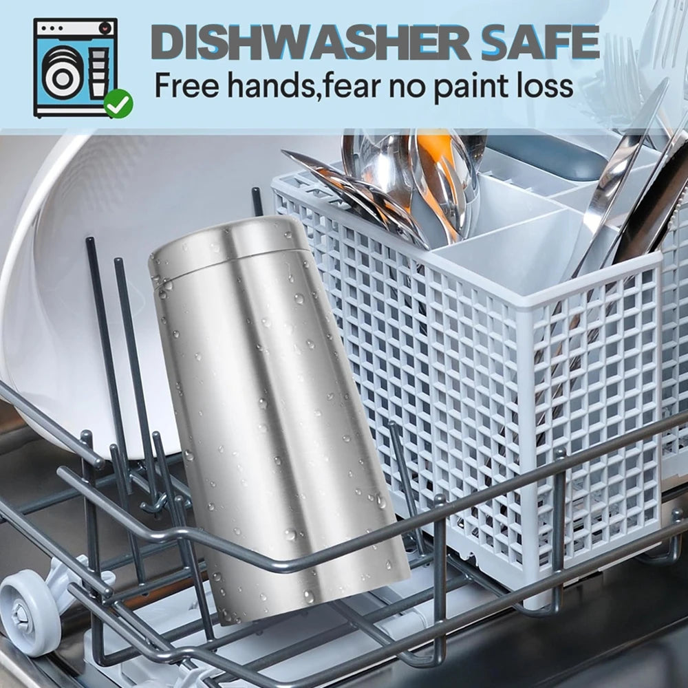 1Pc Travel Tumbler with Lid Straws 550ML Stainless Steel Insulated Tumbler Cup Double Wall Coffee Mug for Hot Cold Drinks Silver