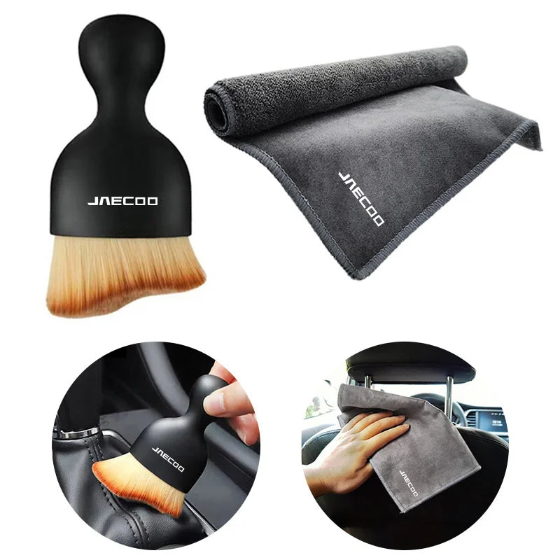 High-end Car Cleaning Brush+Suede Wash Towel For Chery Jaecoo J7 J8 7 Tiggo 8plus 8 5 Plus 7pro Max Omoda Arrizo Accessories