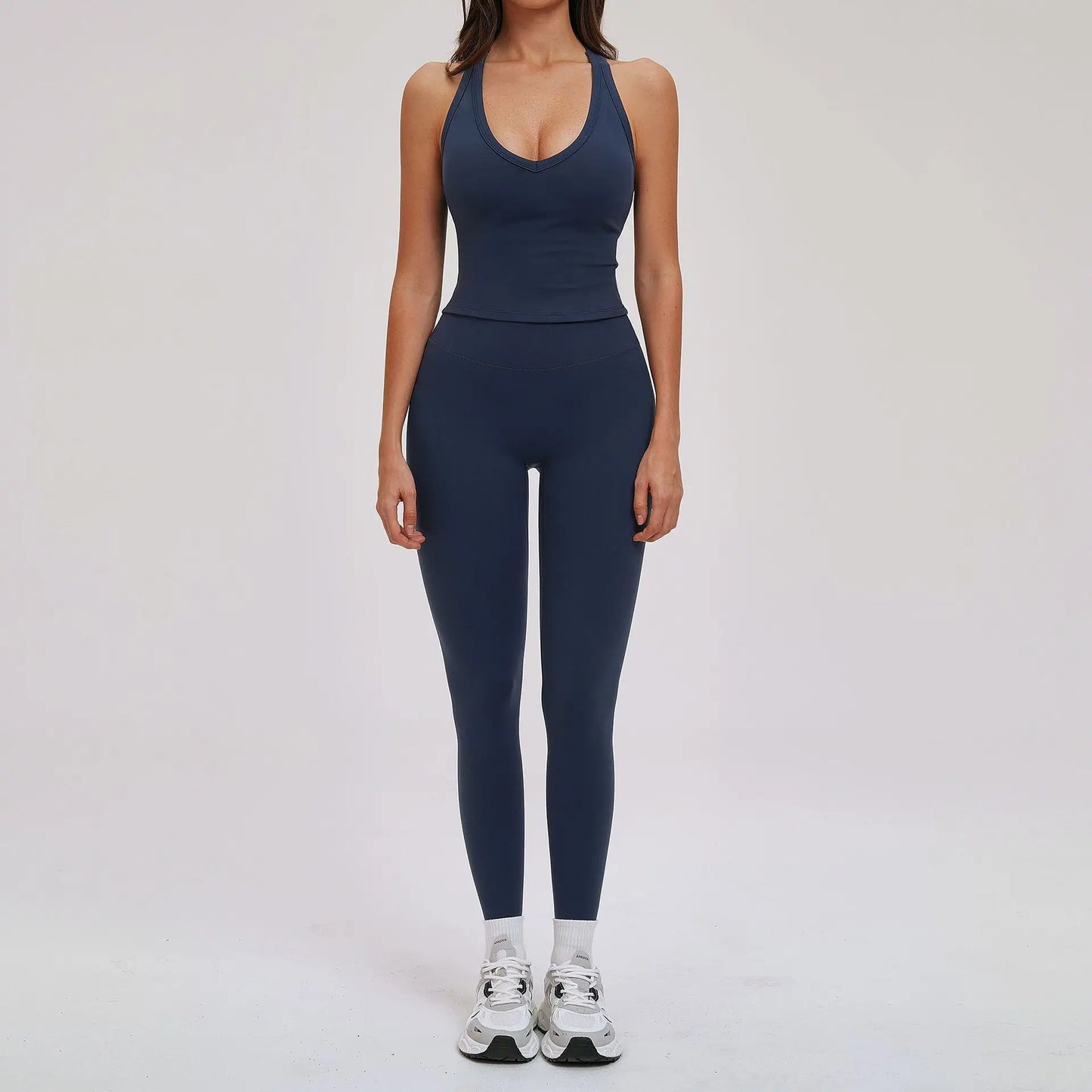 Yoga Set for Women 2026 Beauty Back Tight-Fitting Versatile Yoga Outfit Outdoor Running Sports Set Gym Wear Workout Clothes