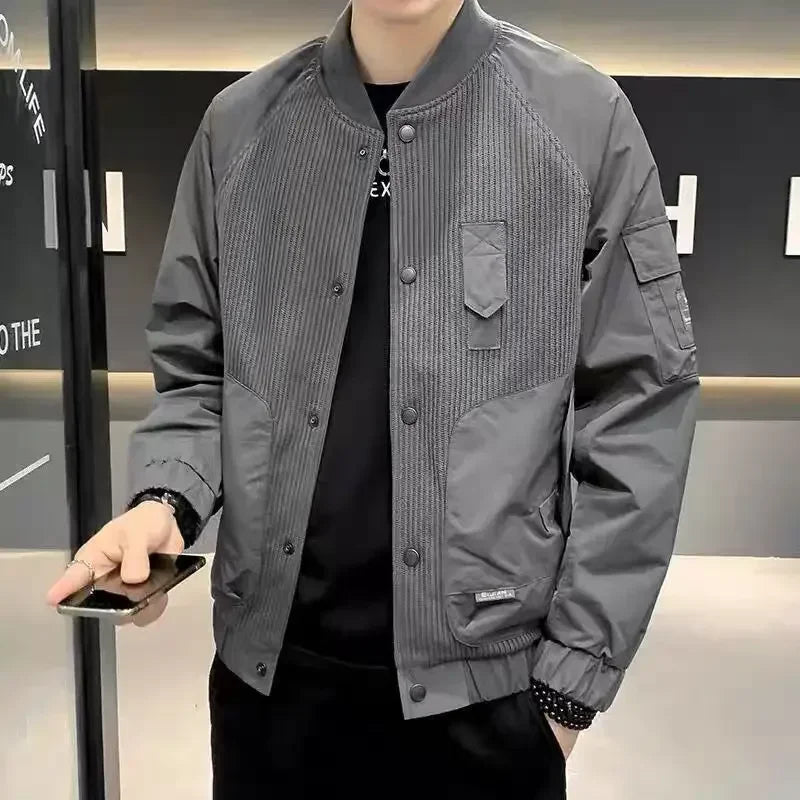 Men's Baseball Jackets New In Male Coats Stylish Y2k Luxury Designer Fast Delvery Joker Cold Vintage Cheap Clothes Offer Trendy