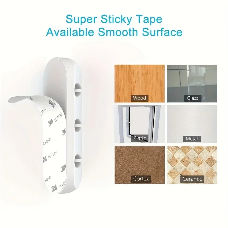 Cable Organizer Box, USB Cable Organizer, Cable Management Box with Clips, Suitable for Desk, Car, Home and Office