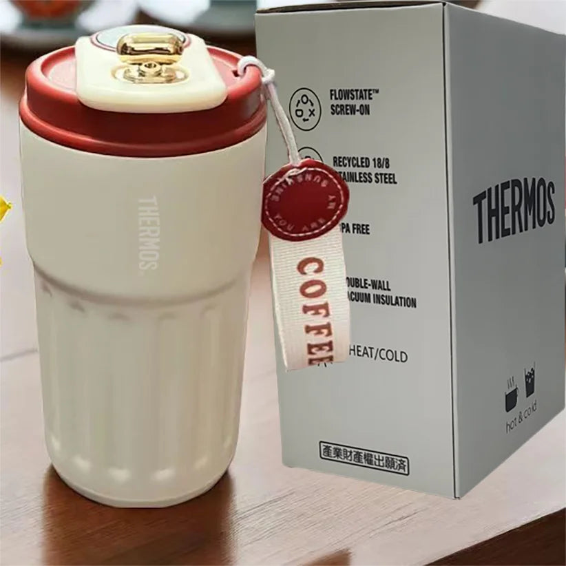 THERMOS Smart Vacuum Cup Bottle Water Digital LED Temperature Coffee Cup 316 Stainless Steel Office Cup Business Portable Mug