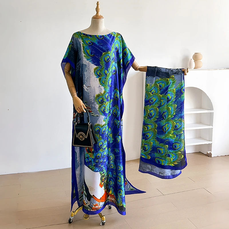 African Dresses For Women Muslim Fashion Abayas Boubou Dashiki Ankara Outfits Evening Gown Dubai Kaftan Abaya Robe Marocaine