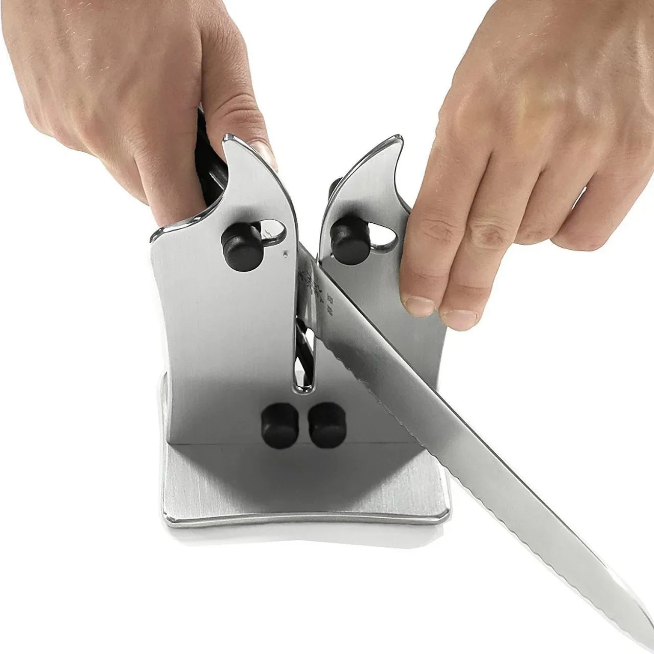 Kitchen Knife Sharpener Easy and Safe Knife Sharpening Tool Damascus Knife Kitchen Tools Manual Chef Kitchen Knife Supplies