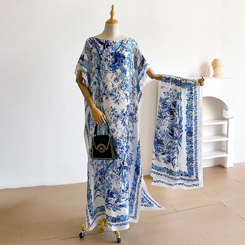 African Dresses For Women Muslim Fashion Abayas Boubou Dashiki Ankara Outfits Evening Gown Dubai Kaftan Abaya Robe Marocaine