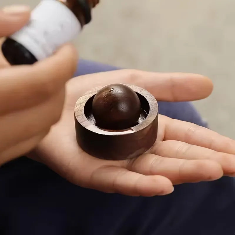 Rotating Wooden Aroma Diffuser for Car & Bedroom Diffuser,Air Freshener, Ideal Home Fragrance Gift