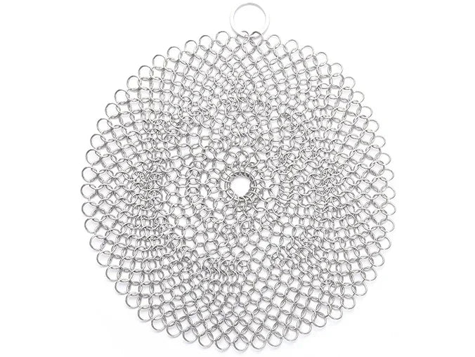 1PC Kitchen Cleaning Ring Stainless Steel Cleaner Chainmail Scrubber Accessories Reusable Washing Net Cleaning Tool for Home
