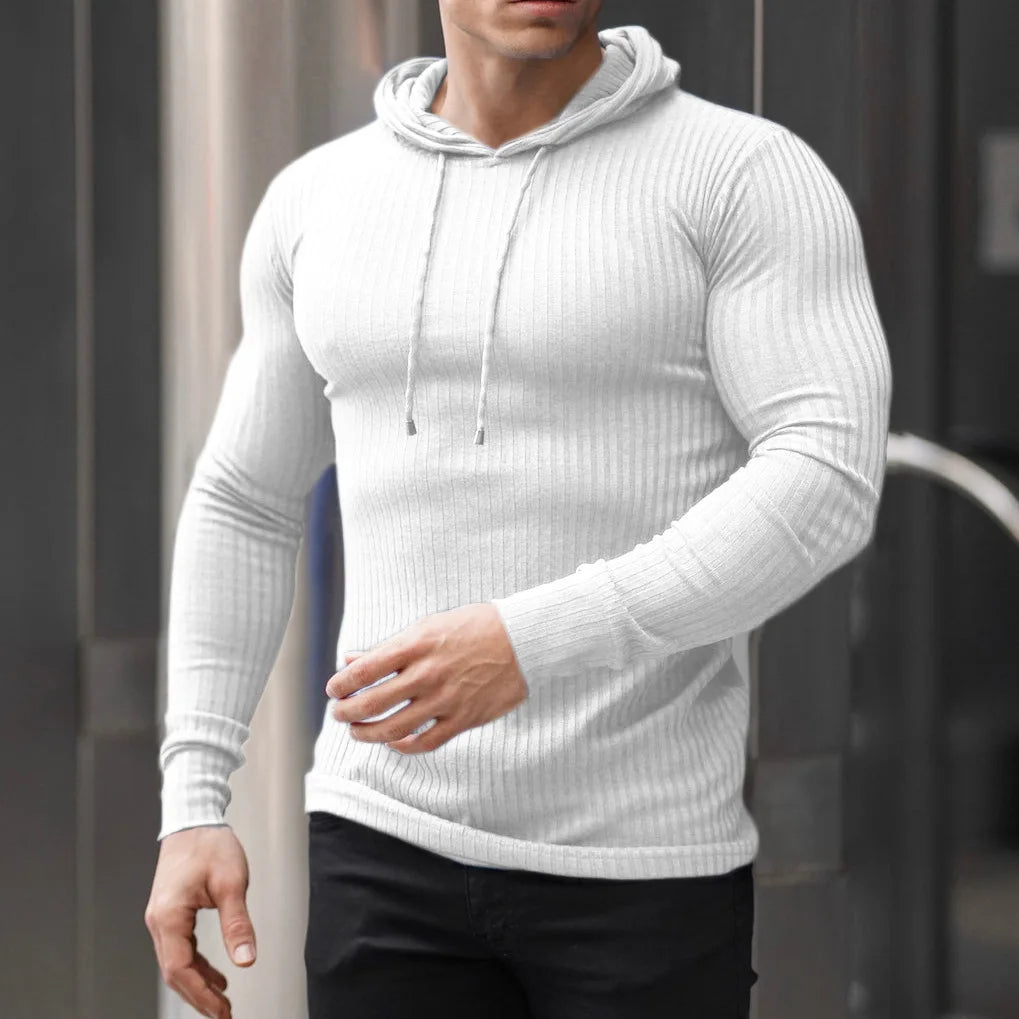 Hooded Shirt Casual Sports Clothing Fashion Gym Man Hoodies Outdoor Running New In Sweatshirts Men Popular Pullovers Large Size