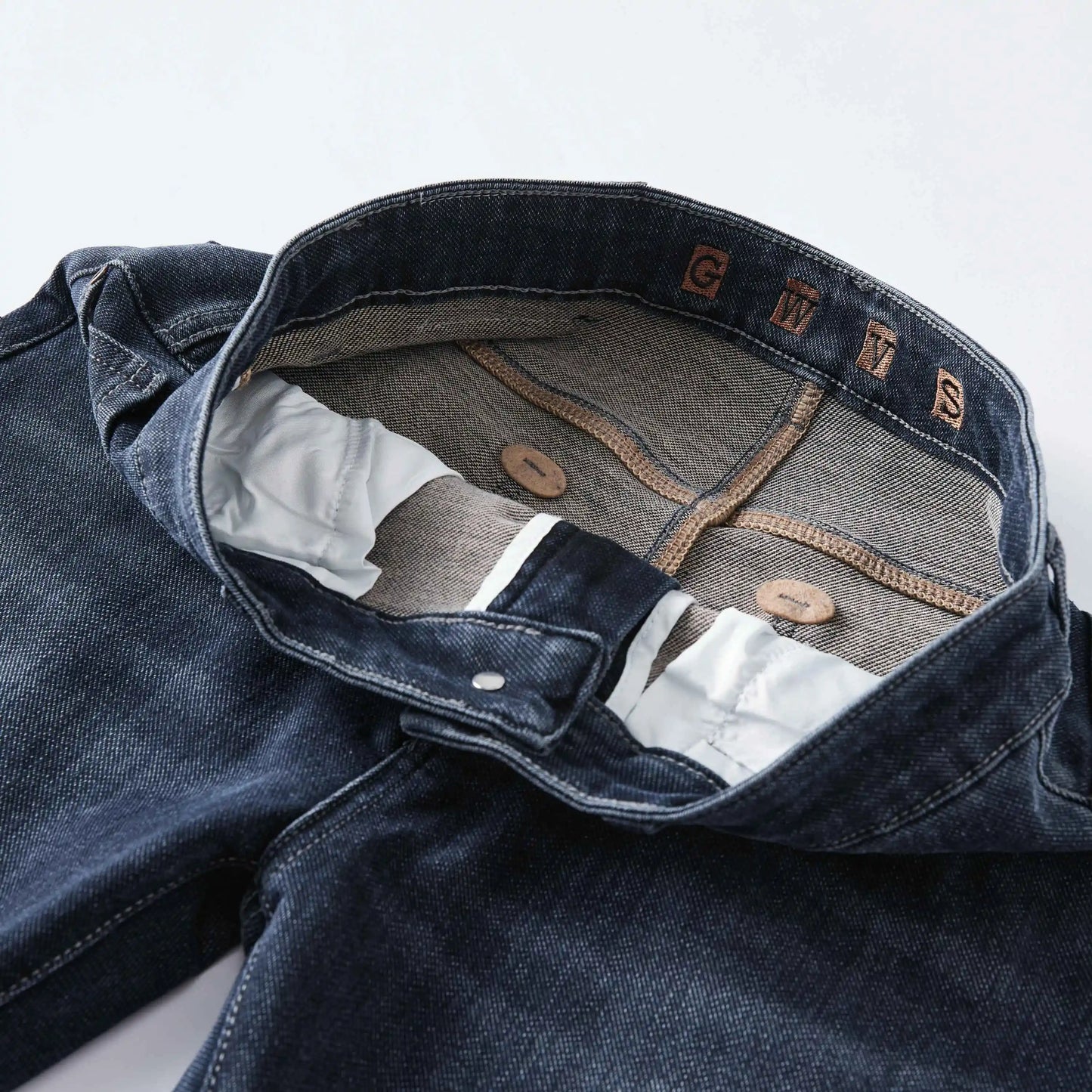 2025 new men's loose (slightly stretchy) jeans, casual and versatile, high and slim straight leg pants that can be worn all year