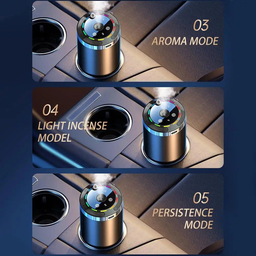Aromatherapy Diffusers Car Air Freshener For Car Home Office Bedroom Long time Car Diffuser Humidifier 5 Modes Car Humidifier
