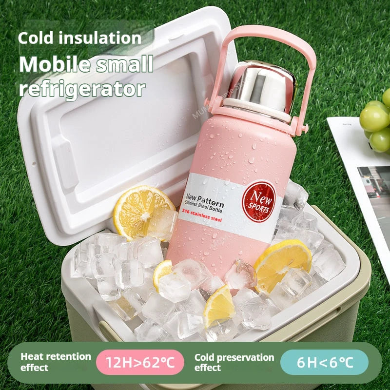 1270ML/1580ML Large Capacity Stainless Steel Thermos Water Bottle Portable Tumbler Vacuum Flasks Keeps Cold and Heat Thermal Mug