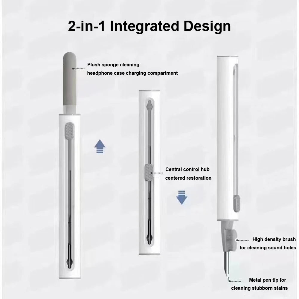 Cleaner Kit Earphones Cleaning Pen for Airpods Pro 2 3 4 Brush Headsets Cleaners Earbuds Cleaning Tools for Galaxy Buds 3 Xiaomi