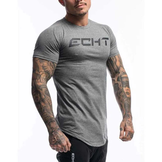 Men's T Shirt Men Summer Short Sleeve Cotton Tshirt Slim Fit Tops Tee Brand Male Clothing Casual Fashion T-shirts Men