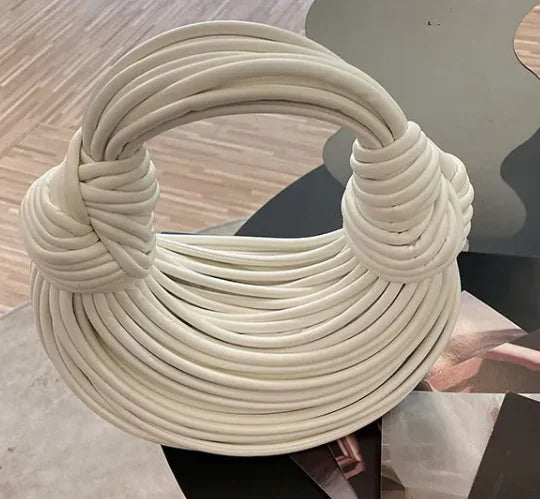 Handbags for Women 2026 New Gold Luxury Designer Brand Handwoven Noodle Bags Rope Knotted Pulled Hobo Silver Evening Clutch Chic