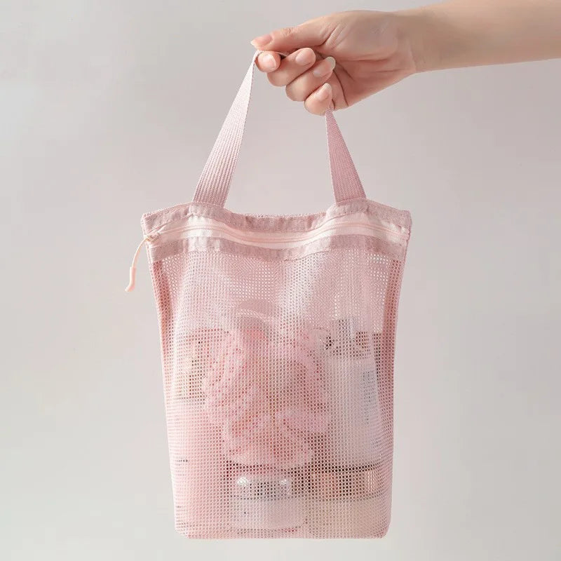 Portable Travel Bag Cosmetics Storage Bag Bathroom Accessories Toiletries Storage Bag Swimming Shower Towel Storage Supplies