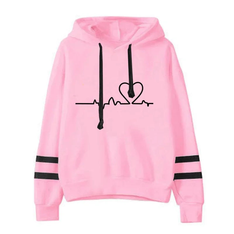 Womens Tracksuit Casual Stripe Versatile Sweatshirt Black Sweatpants Loose Print High Quality Outfits Single Piece Hoodies Pants